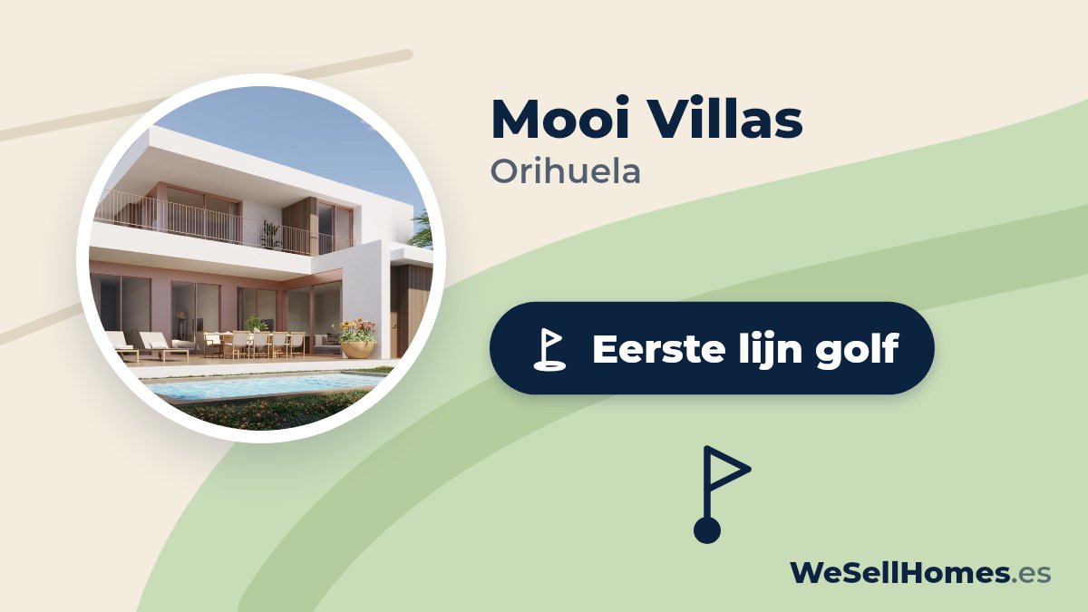 Mooi Villas, Orihuela: Eerste lijn golf