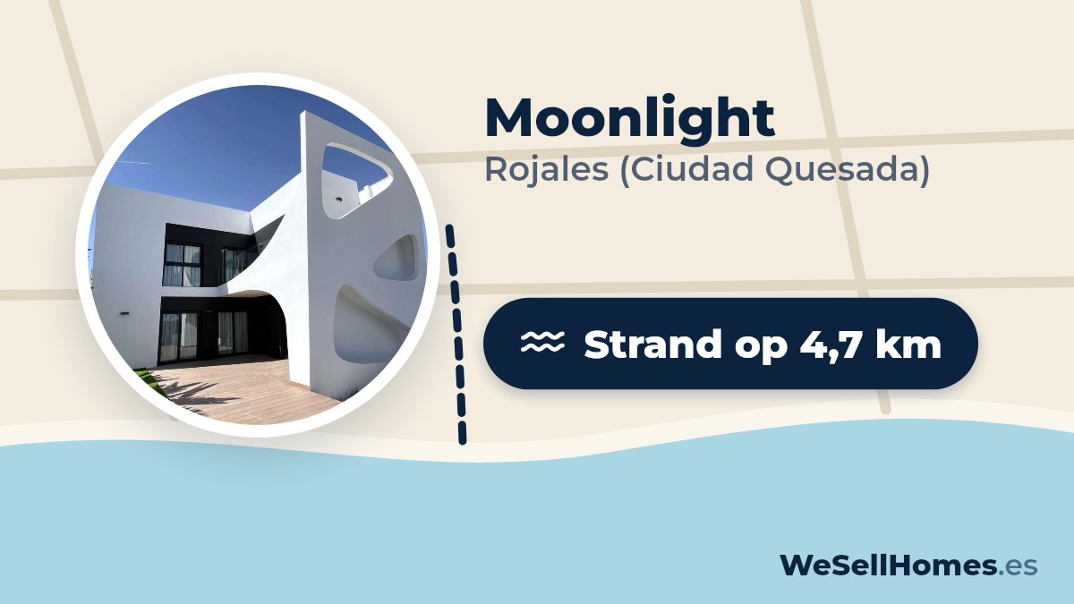 Moonlight, Rojales (Ciudad Quesada): Strand op 4,7 km