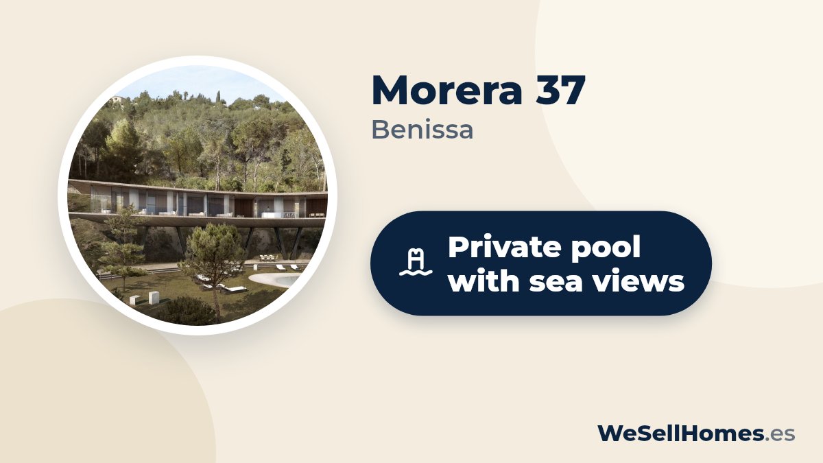 Morera 37, Benissa: Private pool with sea views