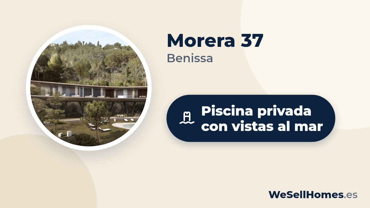 Morera 37, Benissa: Piscina privada con vistas al mar