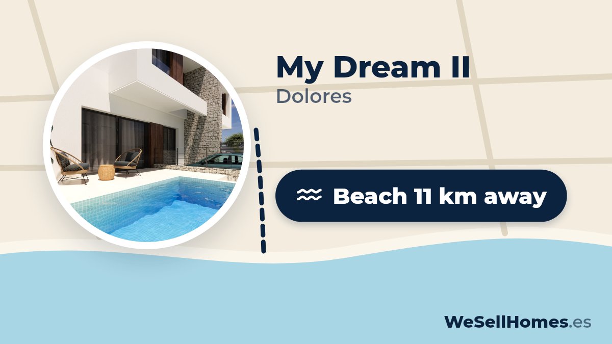 My Dream II, Dolores: Beach 11 km away