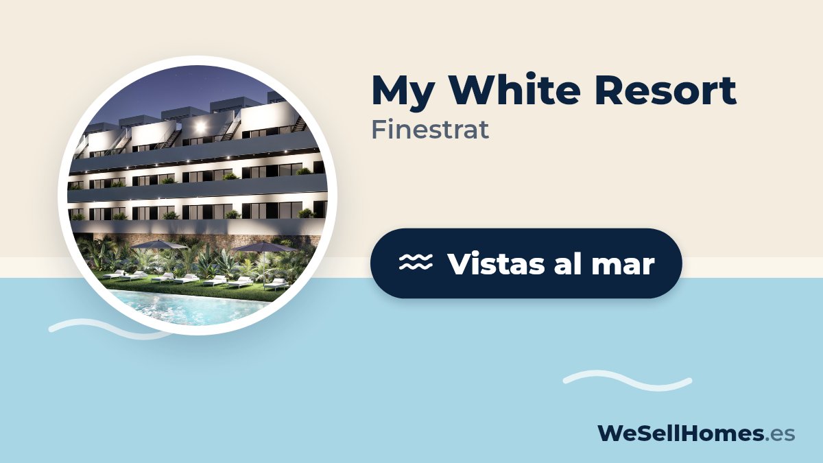 My White Resort, Finestrat: Vistas al mar