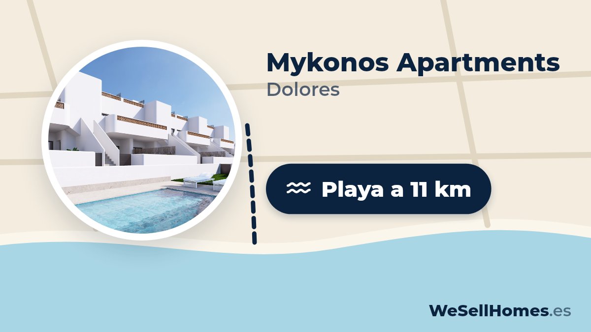 Mykonos Apartments, Dolores: Playa a 11 km