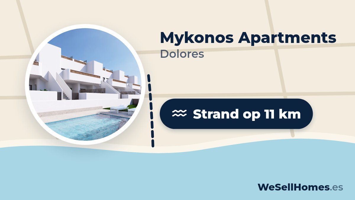 Mykonos Apartments, Dolores: Strand op 11 km