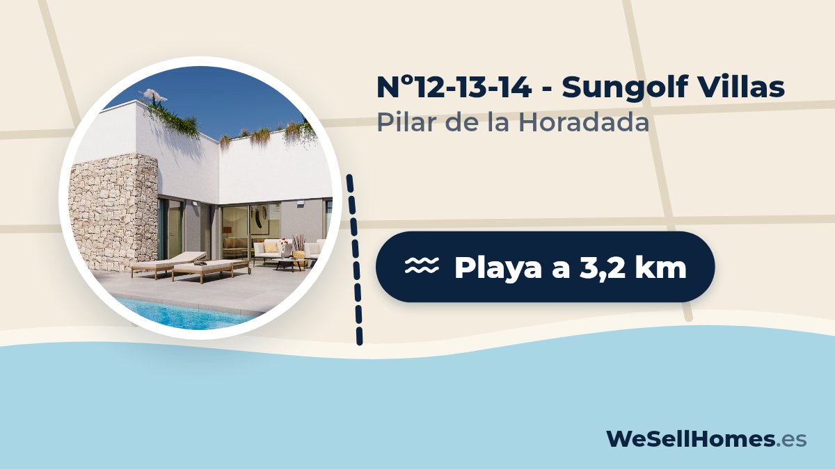 Nº12-13-14 - Sungolf Villas, Pilar de la Horadada: Playa a 3,2 km