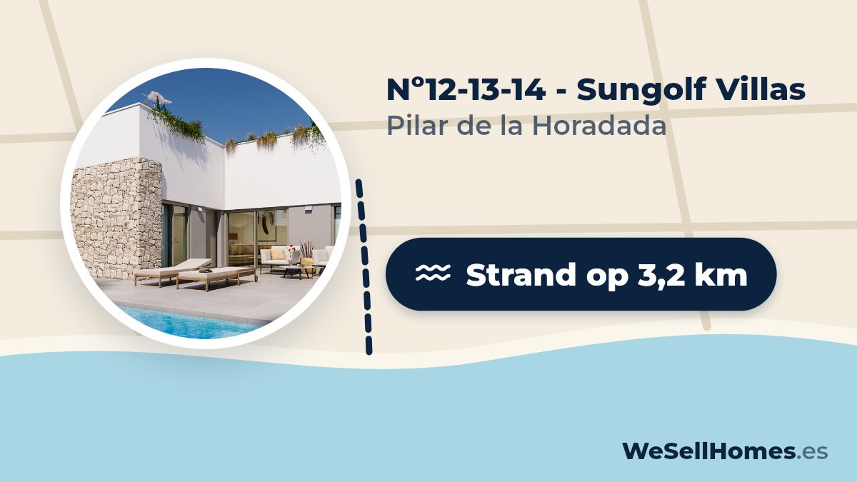 Nº12-13-14 - Sungolf Villas, Pilar de la Horadada: Strand op 3,2 km