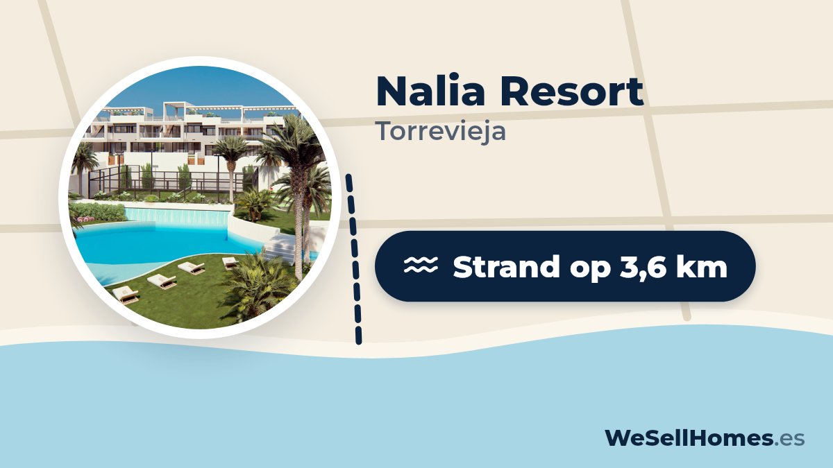 Nalia Resort, Torrevieja: Strand op 3,6 km