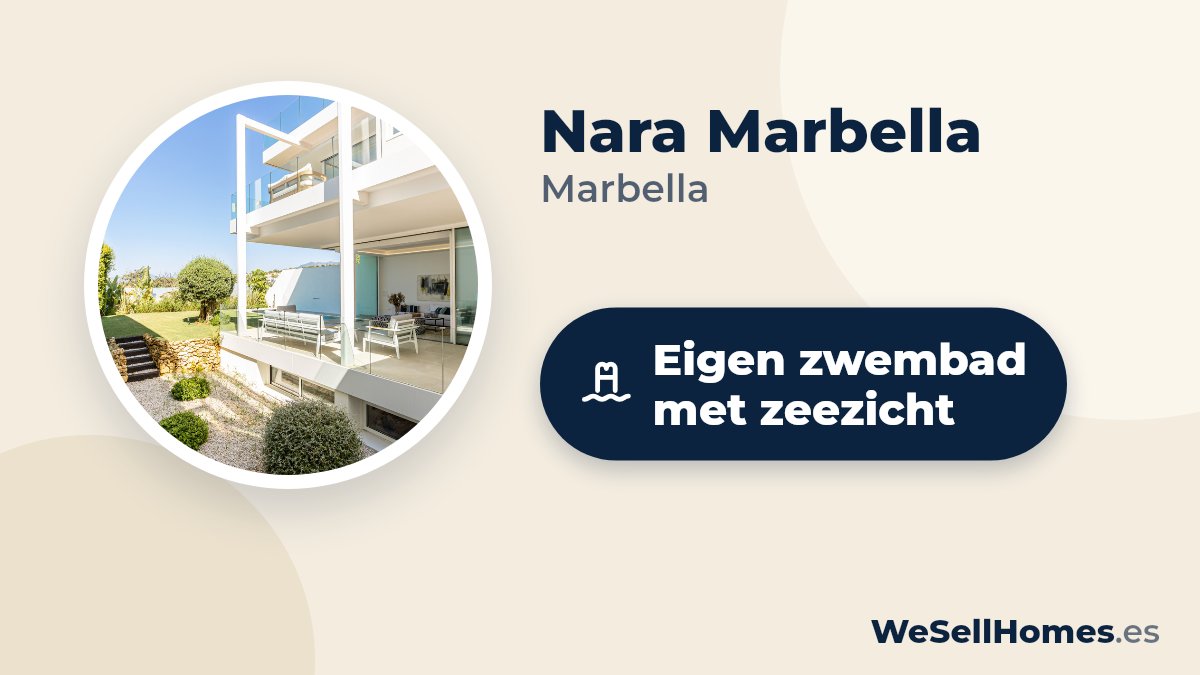 Nara Marbella, Marbella: Eigen zwembad met zeezicht
