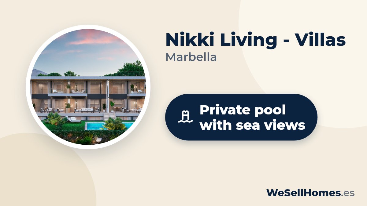 Nikki Living - Villas, Marbella: Private pool with sea views