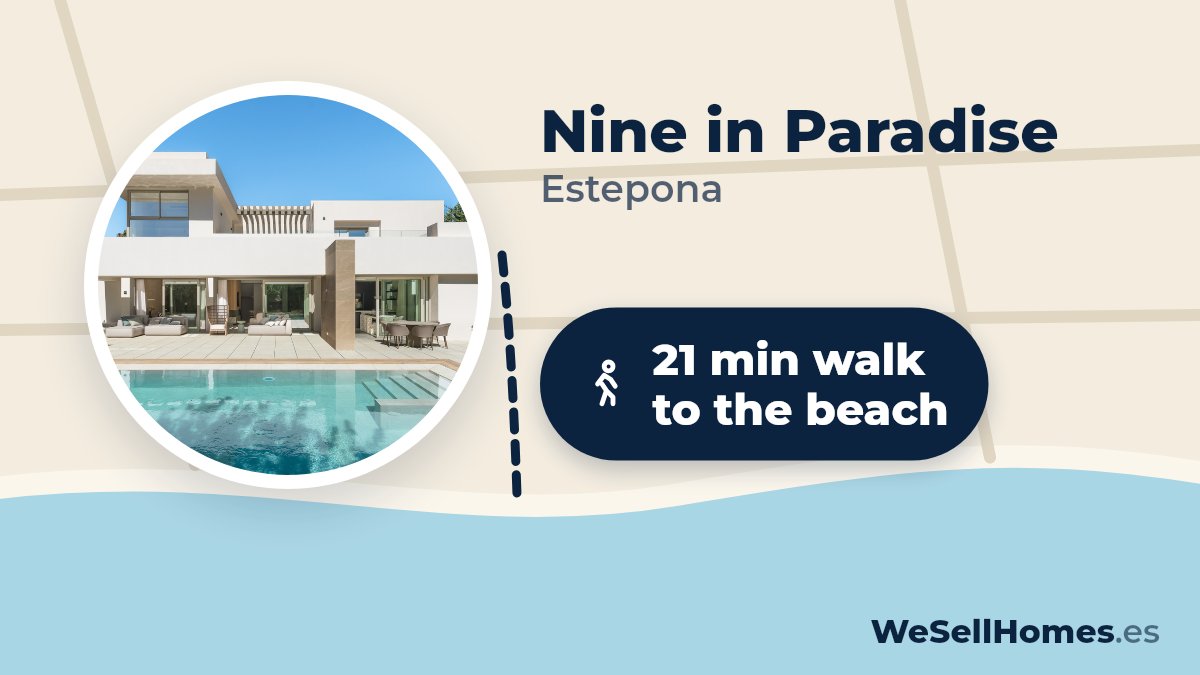 Nine in Paradise, Estepona: 21 min walk to the beach