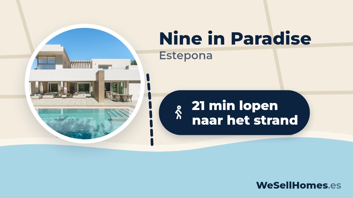 Nine in Paradise, Estepona: 21 min lopen naar het strand