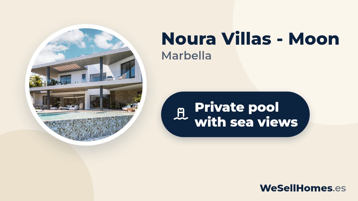 Noura Villas - Moon, Marbella: Private pool with sea views