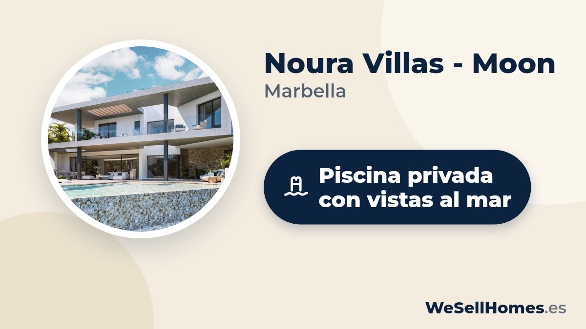 Noura Villas - Moon, Marbella: Piscina privada con vistas al mar