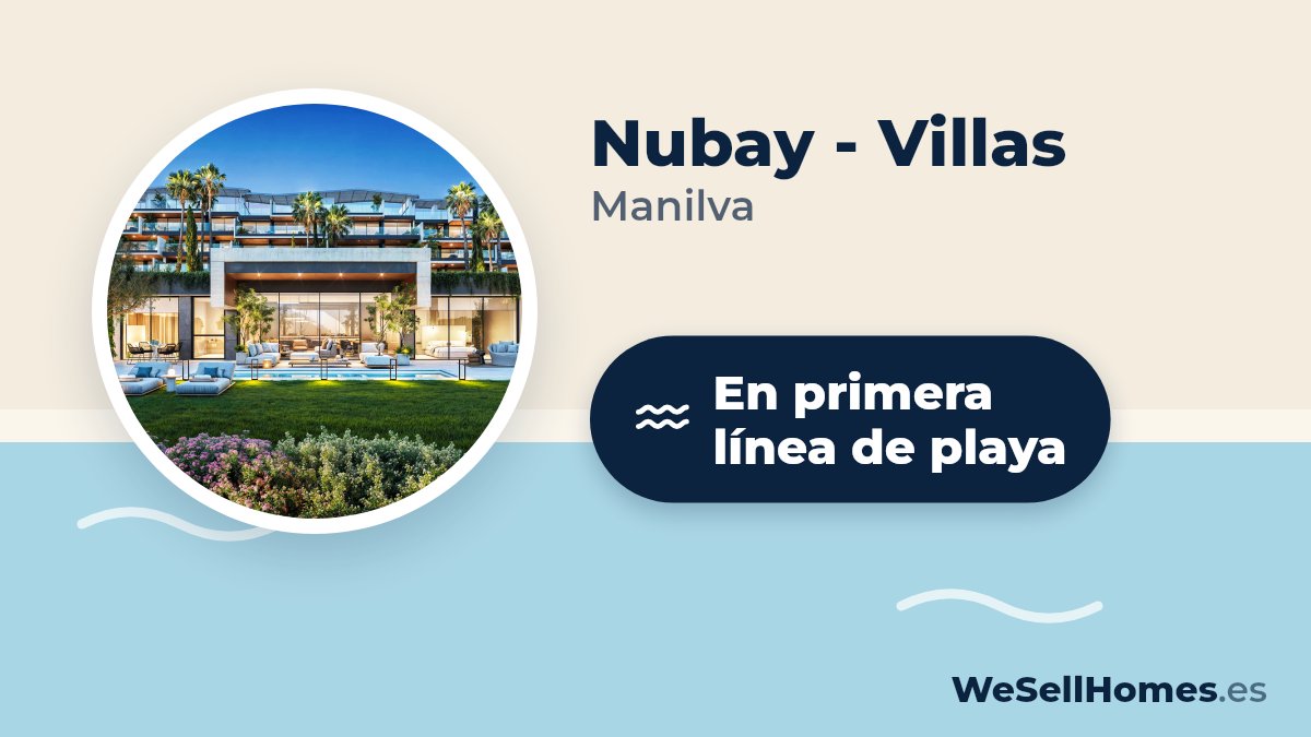 Nubay - Villas, Manilva: En primera línea de playa