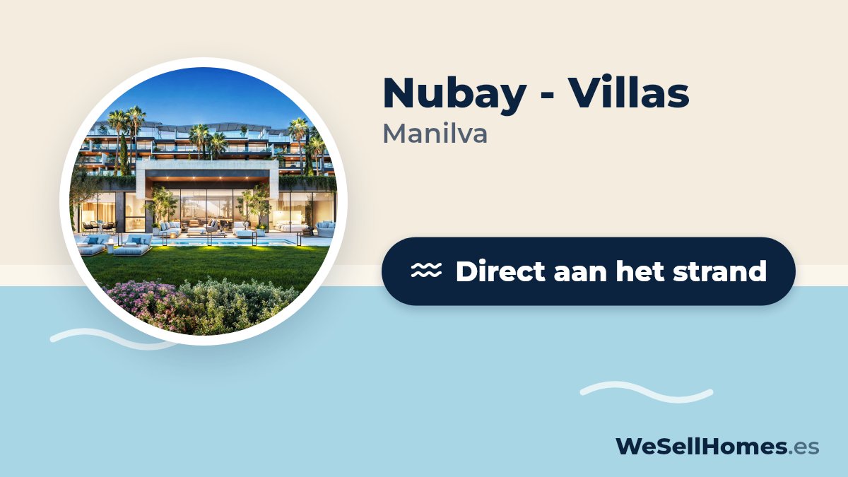Nubay - Villas, Manilva: Direct aan het strand
