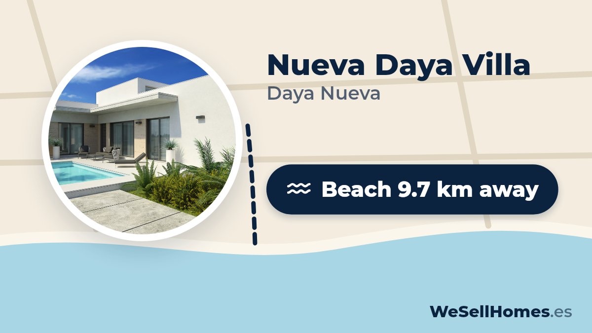 Nueva Daya Villa, Daya Nueva: Beach 9.7 km away