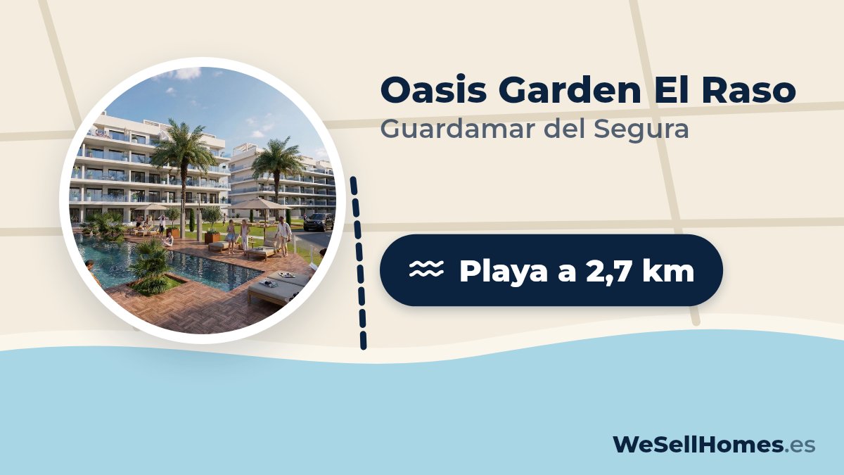 Oasis Garden El Raso, Guardamar del Segura: Playa a 2,7 km