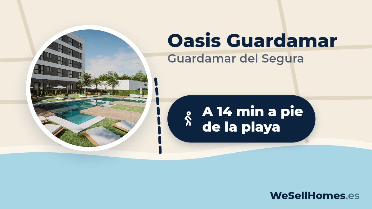 Oasis Guardamar, Guardamar del Segura: A 14 min a pie de la playa