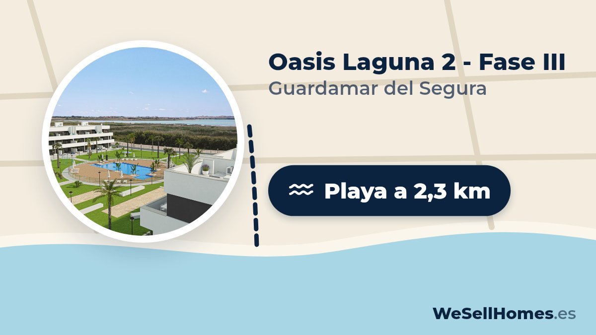 Oasis Laguna 2 - Fase III, Guardamar del Segura: Playa a 2,3 km