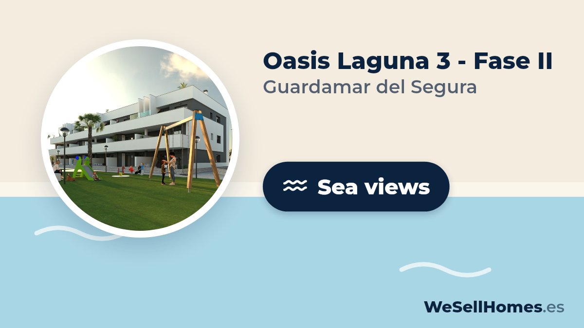 Oasis Laguna 3 - Fase II, Guardamar del Segura: Sea views