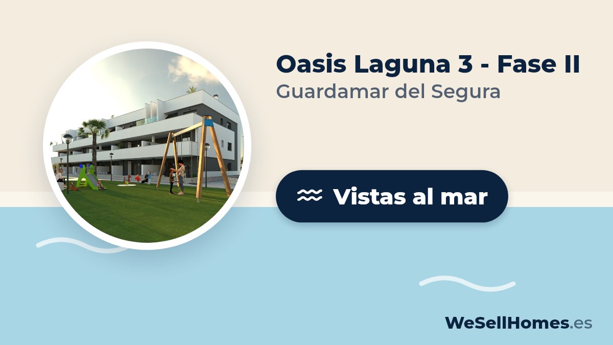 Oasis Laguna 3 - Fase II, Guardamar del Segura: Vistas al mar