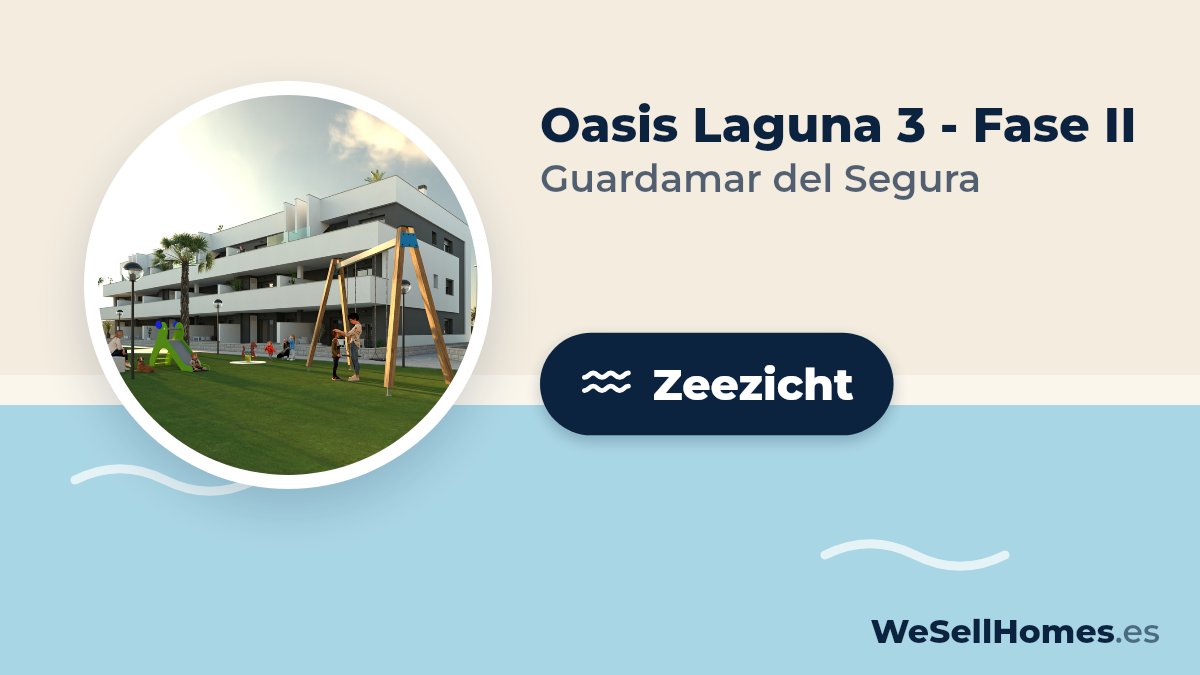 Oasis Laguna 3 - Fase II, Guardamar del Segura: Zeezicht