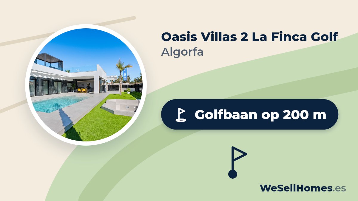 Oasis Villas 2 La Finca Golf, Algorfa: Golfbaan op 200 m