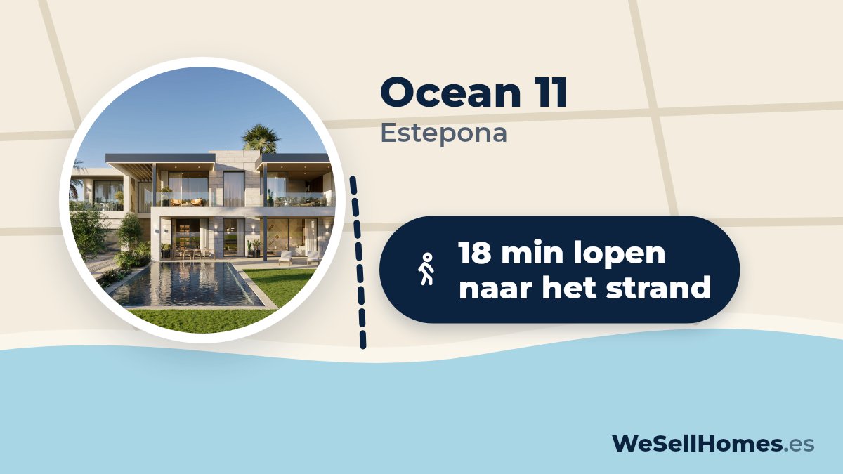 Ocean 11, Estepona: 18 min lopen naar het strand