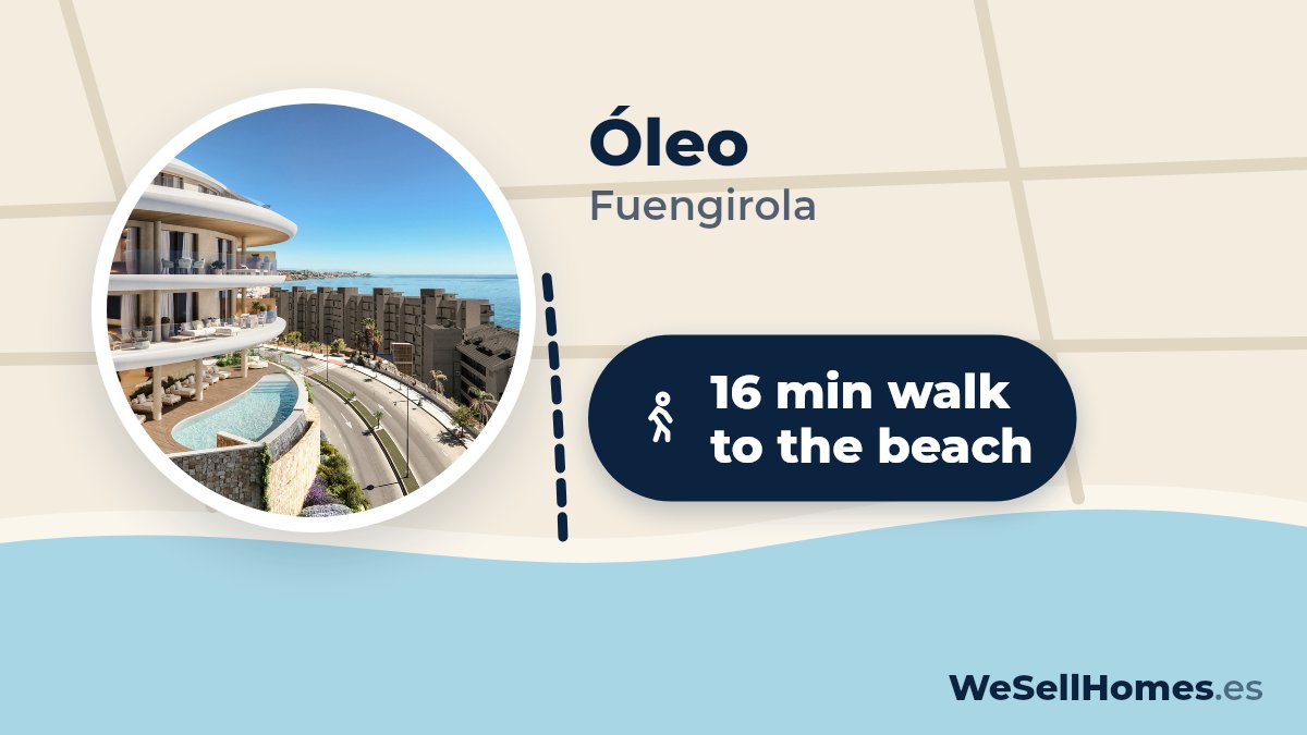 Óleo, Fuengirola: 16 min walk to the beach
