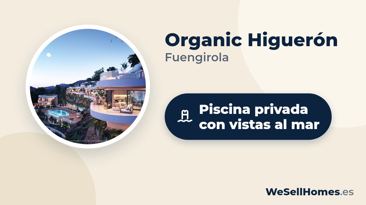 Organic Higuerón, Fuengirola: Piscina privada con vistas al mar