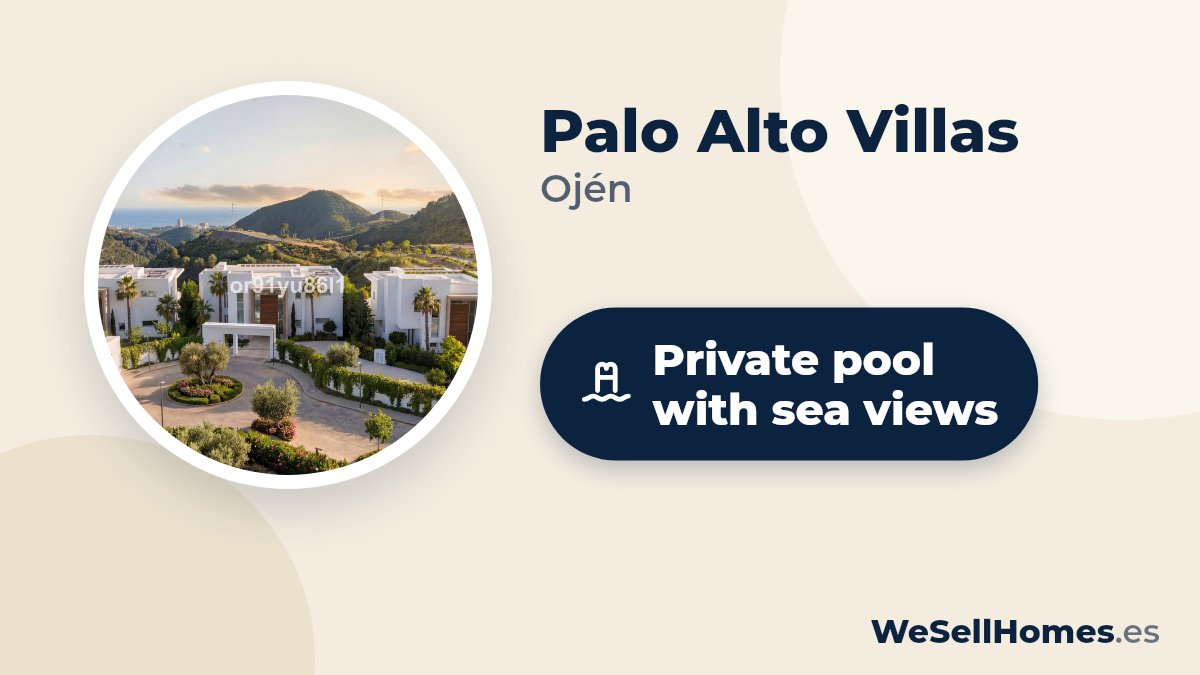 Palo Alto Villas, Ojén: Private pool with sea views