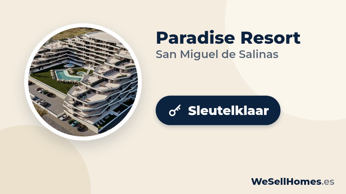 Paradise Resort, San Miguel de Salinas: Sleutelklaar