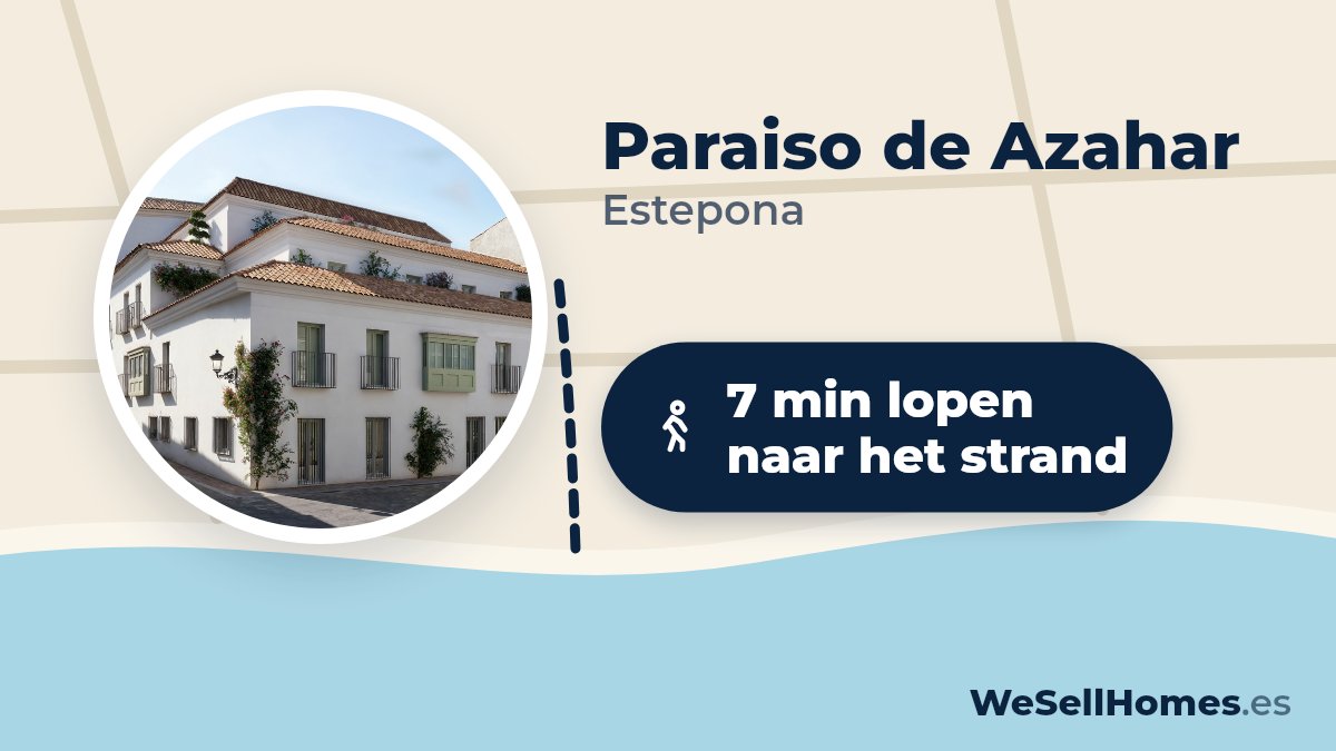Paraiso de Azahar, Estepona: 7 min lopen naar het strand