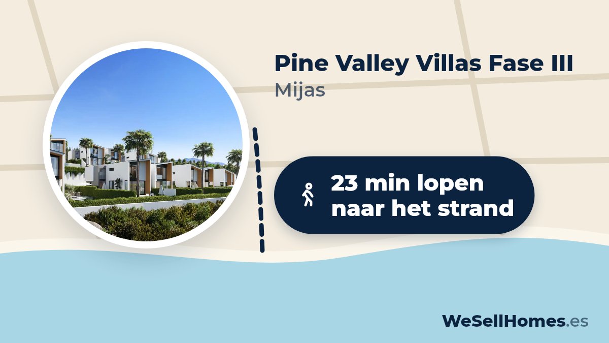Pine Valley Villas Fase III, Mijas: 23 min lopen naar het strand