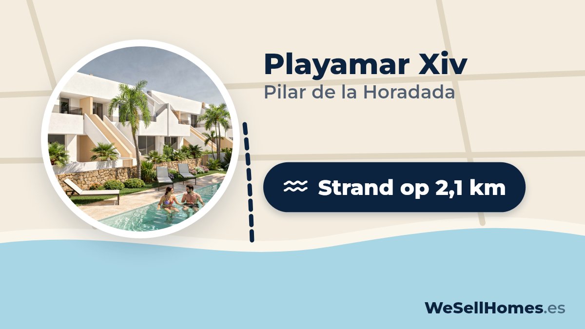 Playamar Xiv, Pilar de la Horadada: Strand op 2,1 km