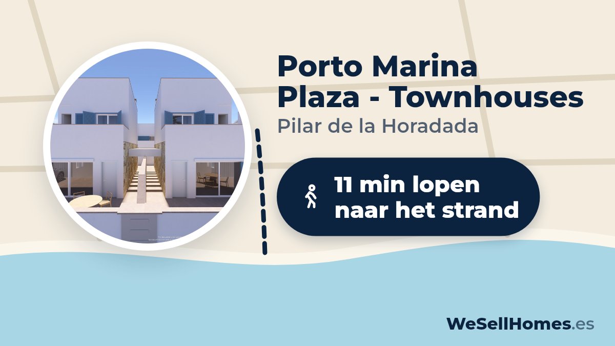 Porto Marina Plaza - Townhouses, Pilar de la Horadada: 11 min lopen naar het strand