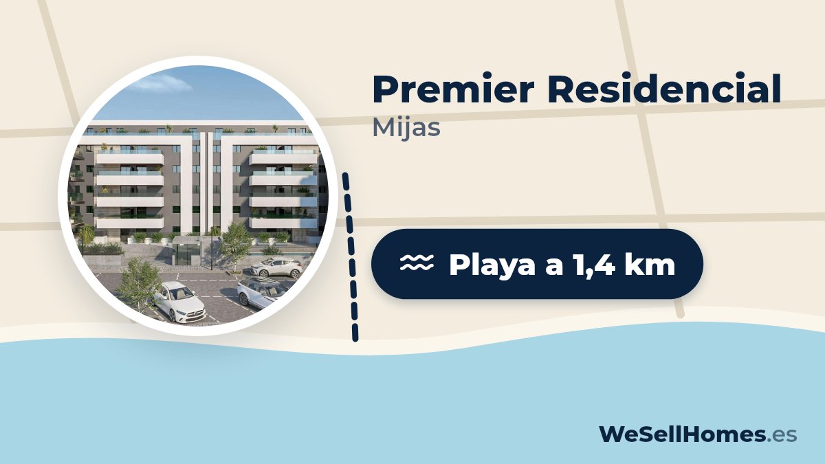 Premier Residencial, Mijas: Playa a 1,4 km
