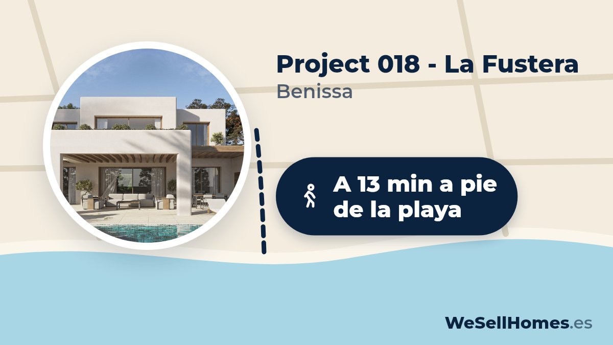 Project 018 - La Fustera, Benissa: A 13 min a pie de la playa