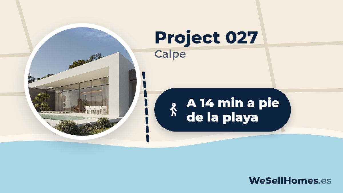 Project 027, Calpe: A 14 min a pie de la playa