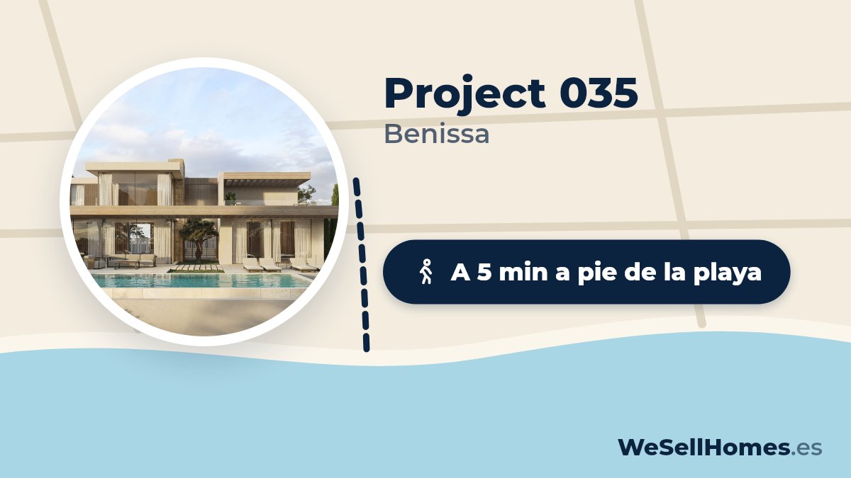 Project 035, Benissa: A 5 min a pie de la playa