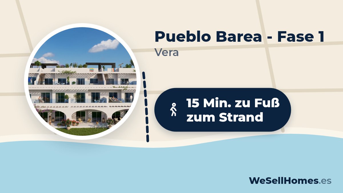 Pueblo Barea - Fase 1, Vera: 15 Min. zu Fuß zum Strand