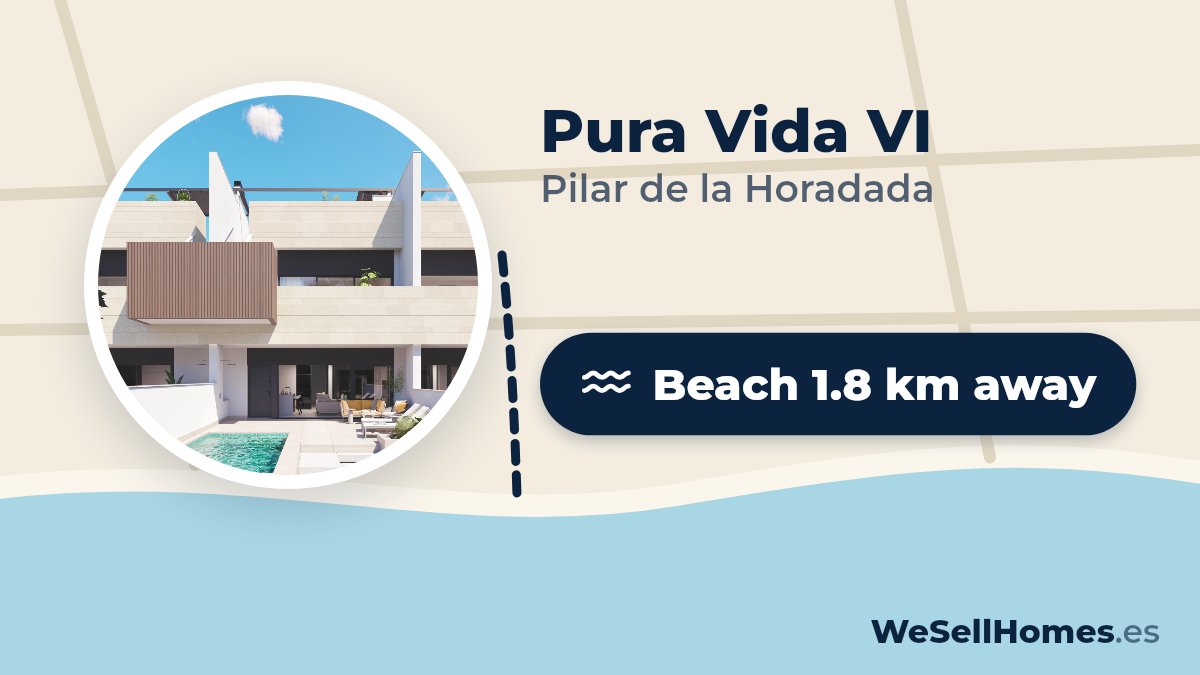 Pura Vida VI, Pilar de la Horadada: Beach 1.8 km away
