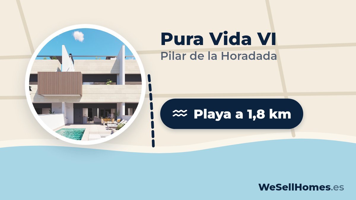 Pura Vida VI, Pilar de la Horadada: Playa a 1,8 km