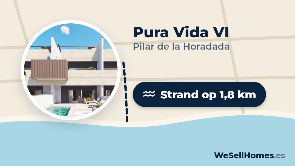 Pura Vida VI, Pilar de la Horadada: Strand op 1,8 km