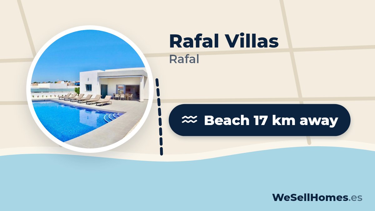Rafal Villas, Rafal: Beach 17 km away