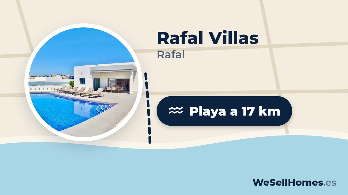 Rafal Villas, Rafal: Playa a 17 km