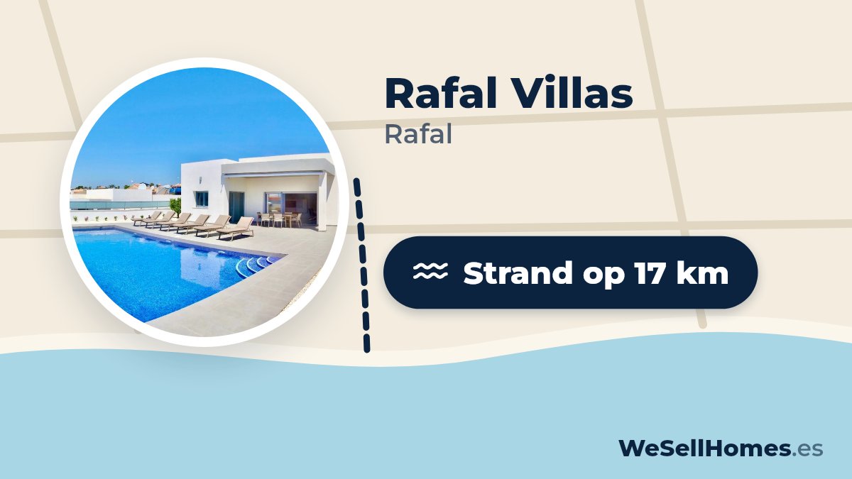 Rafal Villas, Rafal: Strand op 17 km