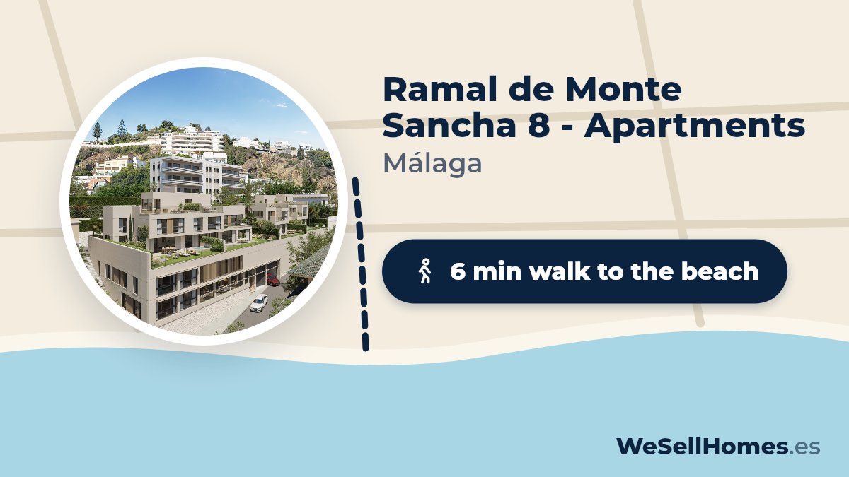 Ramal de Monte Sancha 8 - Apartments, Málaga: 6 min walk to the beach