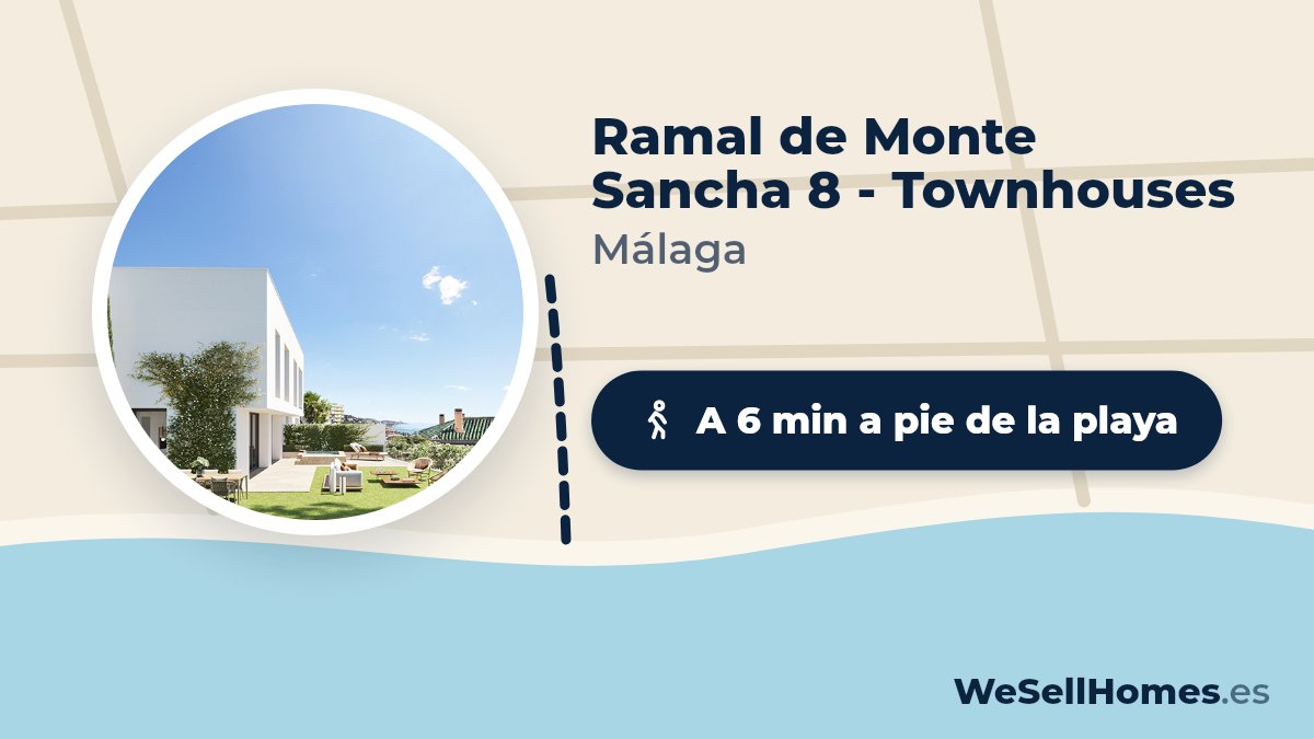 Ramal de Monte Sancha 8 - Townhouses, Málaga: A 6 min a pie de la playa