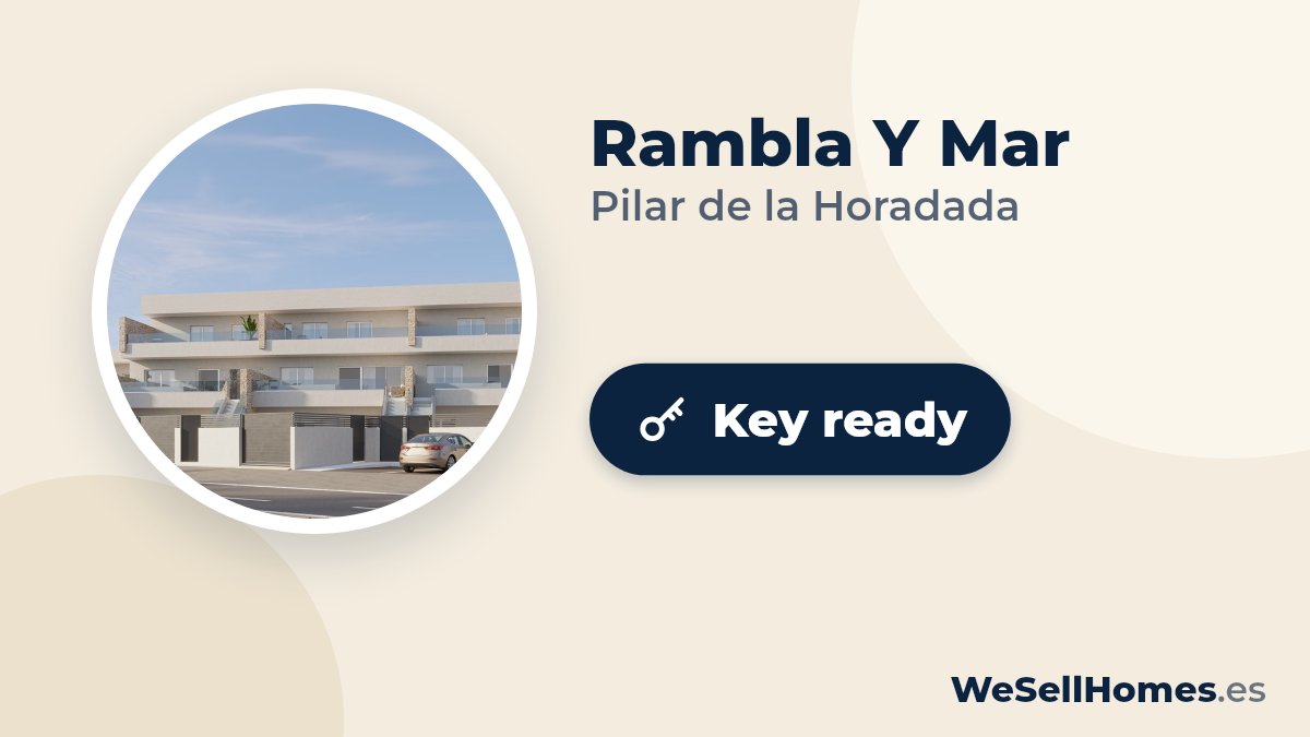 Rambla Y Mar, Pilar de la Horadada: Key ready